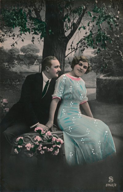 Carte postale romantique, vers 1910 - Unbekannt