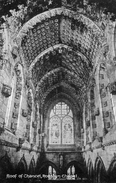 Toit du chœur, chapelle de Rosslyn, Midlothian, Écosse, 20ème siècle - Unbekannt