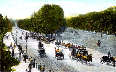 Rotten Row, Hyde Park, Londres, 20ème siècle - Unbekannt