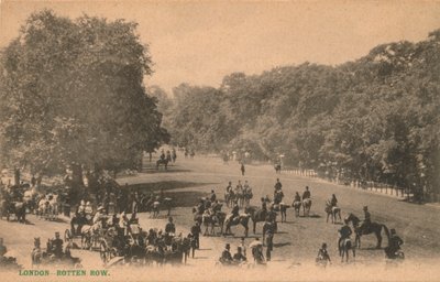 Rotten Row, Londres, vers 1900 - Unbekannt