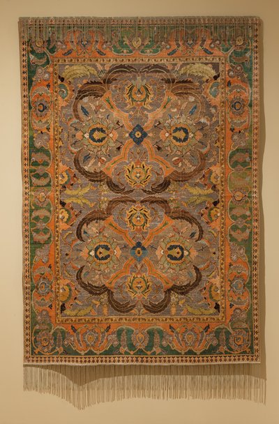 Tapis royal avec fil de soie et de métal, 1600-1625 - Unbekannt
