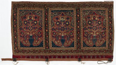 Tente ronde royale faite pour Muhammad Shah, panneau mural avec trois panneaux C, 1834-1848 - Unbekannt