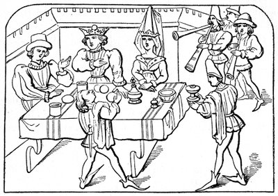 Banquet royal, 15ème siècle, 1910 - Unbekannt