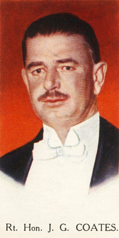 Rt. Hon. J. G. Coates, 1927 - Unbekannt