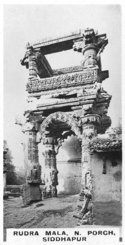 Rudra Mala, porche nord, Siddhapur, Inde, vers 1925 - Unbekannt