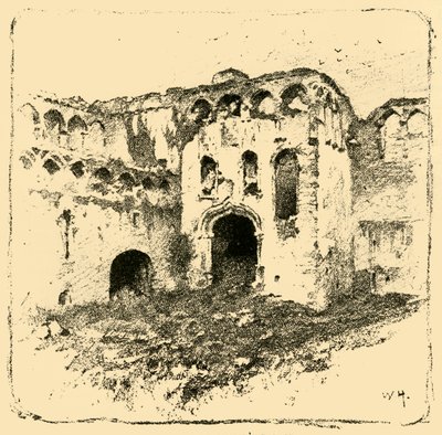 Ruines du palais épiscopal, 1898 - Unbekannt
