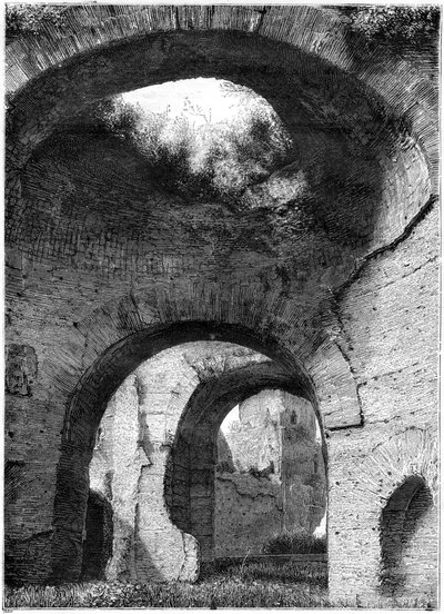 Ruines des thermes de Caracalla, Rome, 1886 - Unbekannt