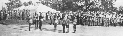 Troupes russes saluant le Tsar Nicolas II, Krasnoye Selo, 22 juillet 1914 - Unbekannt