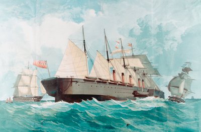 SS Great Eastern, grand navire à vapeur d