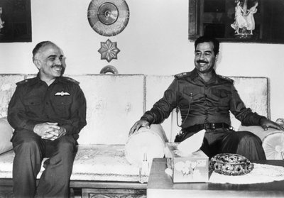 Saddam Hussein et le roi Hussein de Jordanie, Irak, 1987 - Unbekannt