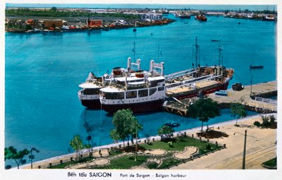 Port de Saigon, Indochine française Vietnam, 20ème siècle - Unbekannt