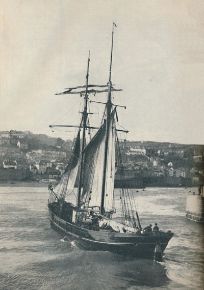 Entrée dans le port de Newlyn, l