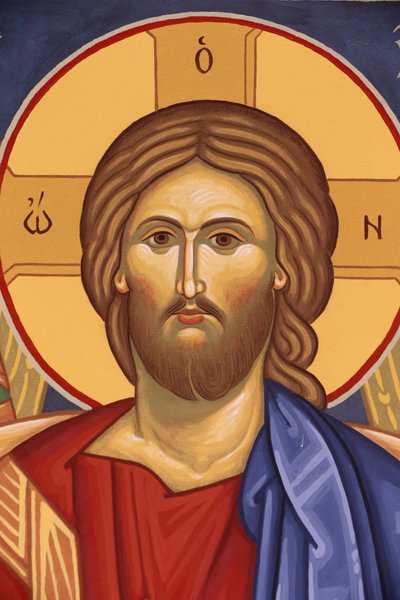 Monastère orthodoxe Saint-Antoine-le-Grand. Icône du Christ Pantocrator, Saint-Laurent-en-Royans, France - Unbekannt