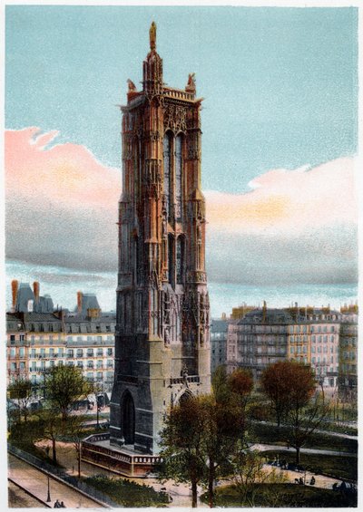 Tour Saint-Jacques, Paris, vers 1900 - Unbekannt