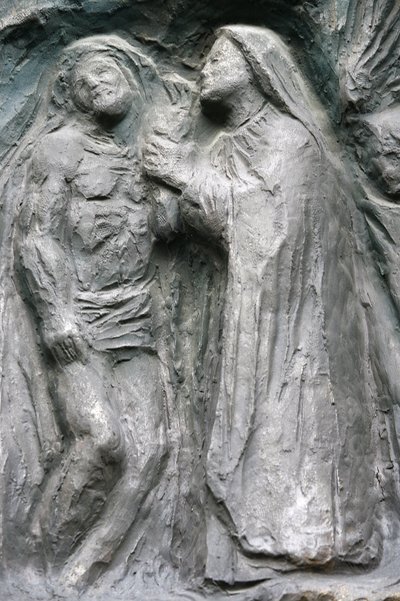 Église Saint-Pierre de Montmartre : sculpture de la porte Notre-Dame : Jésus est descendu de la croix, Paris - Unbekannt