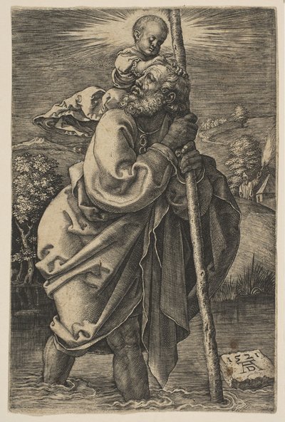 Saint Christophe tourné vers la gauche - Unbekannt