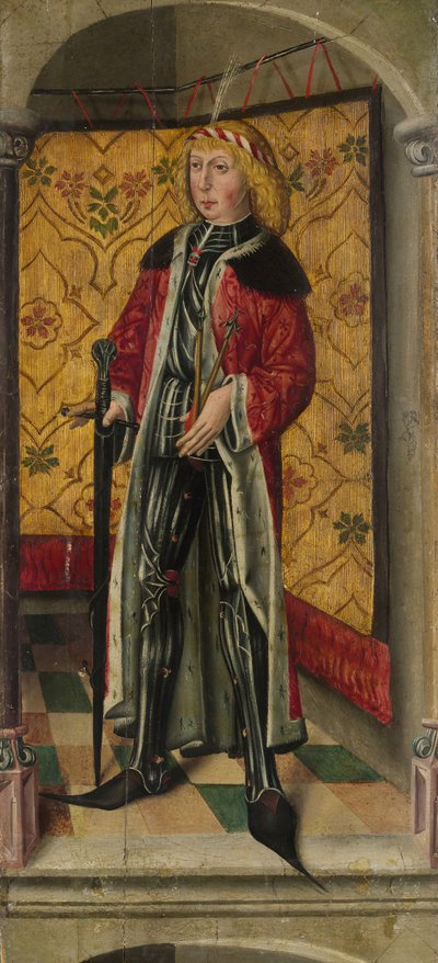 Saint Georges et Saint Sébastien, vers 1480 - Unbekannt