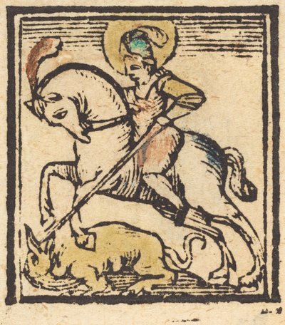 Saint Georges, vers 1475 - Unbekannt