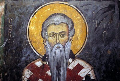 Saint Iraklion, fresque byzantine du monastère Agios Ioannis Lampadistis, 11e siècle, Chypre - Unbekannt