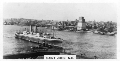 Port de Saint John, Nouveau-Brunswick, Canada, vers 1920 - Unbekannt