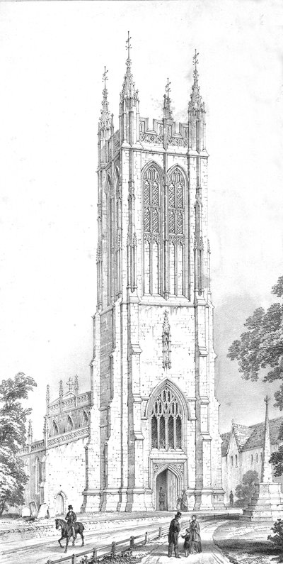 Église Saint-Pierre, Evercreech, Somerset, vers 1850 - Unbekannt