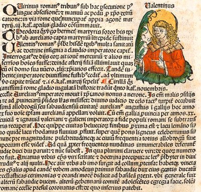 Saint Valentin de la Chronique de Nuremberg, 1493 - Unbekannt