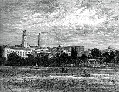Usines de Saltaire, vers 1880 - Unbekannt