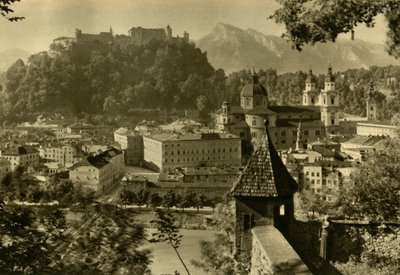 Salzbourg depuis le Kapuzinerberg, Autriche, vers 1935 - Unbekannt