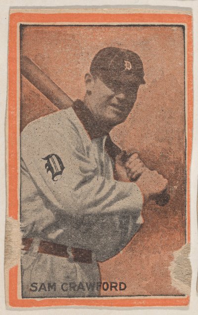 Sam Crawford, de la série de joueurs de baseball W500 Orange Borders, 1910 - Unbekannt