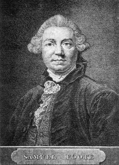 Samuel Foote, dramaturge, acteur et directeur de théâtre anglais du 18ème siècle, 1886 - Unbekannt