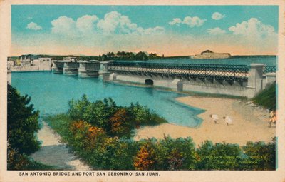 Pont San Antonio et Fort Geronimo, San Juan, 1909 - Unbekannt