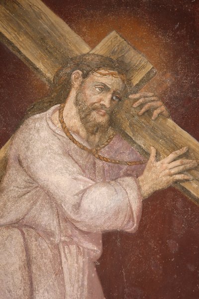 Église de San Jeronimo. Jésus portant sa croix Madrid Espagne - Unbekannt
