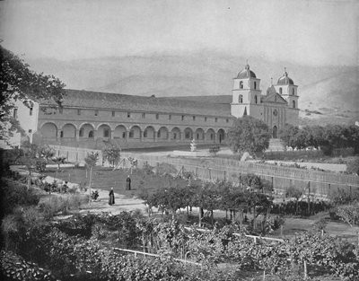 Mission de Santa Barbara, Californie, vers 1897 - Unbekannt