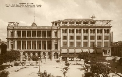 Santiago de Cuba - Société San Carlos et Hôtel Casa Granda, vers 1920 - Unbekannt