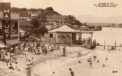 Santiago de Cuba. La Socapa lieu de baignade, Cuba, vers 1900 - Unbekannt
