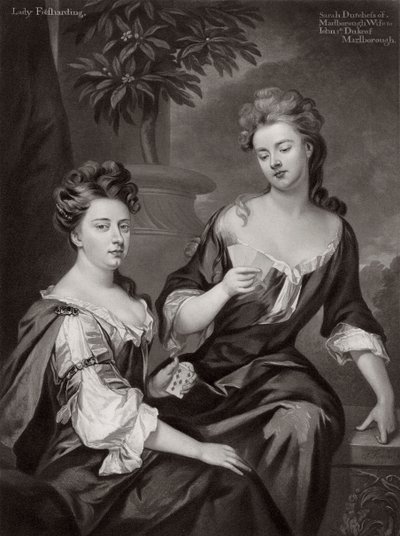 Sarah, duchesse de Marlborough, et Lady Fitzharding - Unbekannt