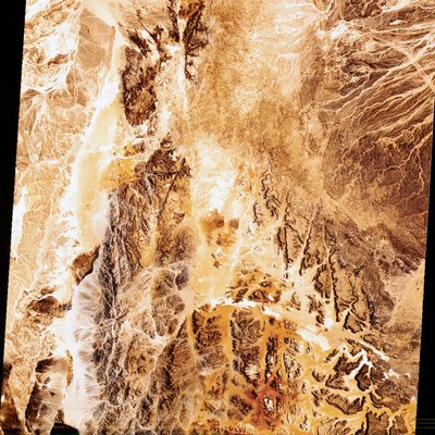 Satellites, Observation de la Terre, USA image Landsat en fausses couleurs de la Terre - Unbekannt