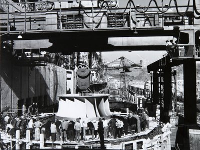 Centrale hydroélectrique de Sayano-Shushenskaya, URSS, années 1970 - Unbekannt