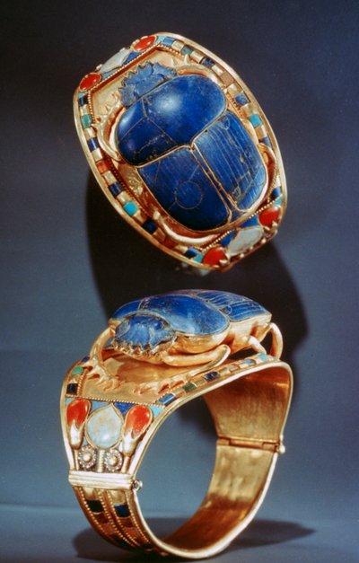 Bracelet scarabée de la tombe de Toutankhamon, 14ème siècle av. J.-C. - Unbekannt