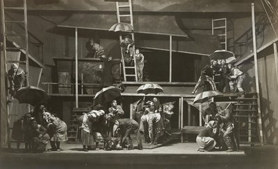 Scène de La Sorcière par Abraham Goldfaden, Théâtre d