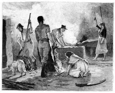 Scène de la rébellion des Jeunes Irlandais de 1848 - Unbekannt