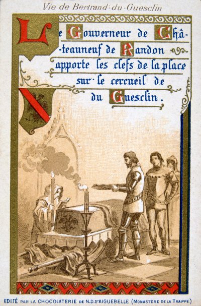 Scène de la vie de Bertrand du Guesclin, 19e siècle - Unbekannt