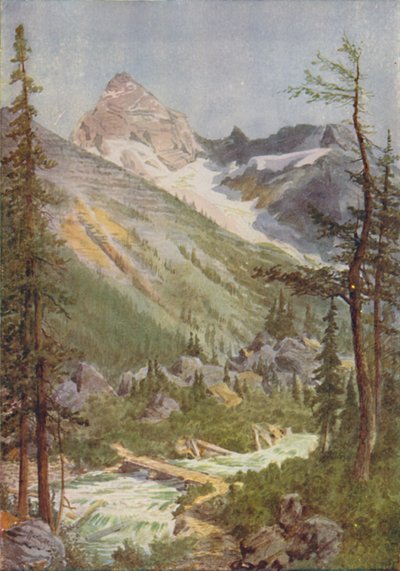 Scène dans les montagnes Rocheuses, 1924 - Unbekannt