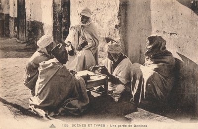 Scènes et Types - Une partie de Dominos, vers 1900 - Unbekannt