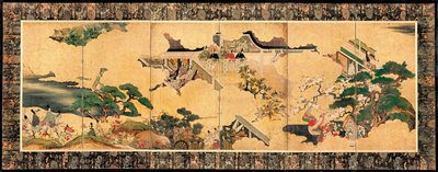 Scènes du Conte de Genji - Unbekannt