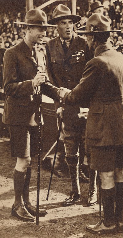Poignée de main des scouts - Rassemblement à Adélaïde, 1927 1937 - Unbekannt
