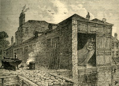 Chantier naval de Searles en 1830, vers 1878 - Unbekannt