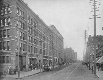 Deuxième rue, Seattle, Washington, vers 1897 - Unbekannt
