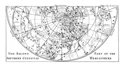 Deuxième partie de la carte des étoiles de l