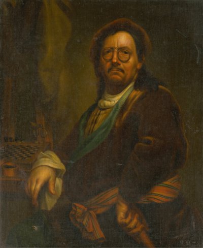 Autoportrait (Copie par J. Kupecký) - Unbekannt